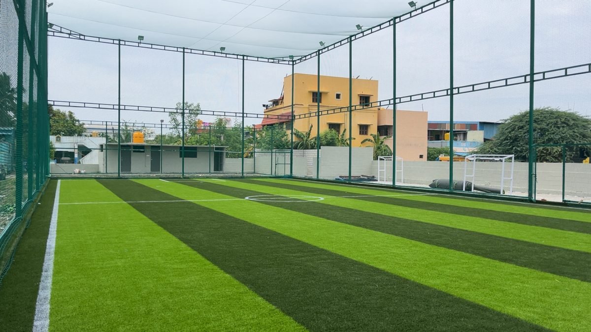 Turf at Biinnggo 5rings, Mel Ayanambakkam